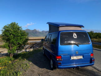 VW Camper Multivan i Lofoten